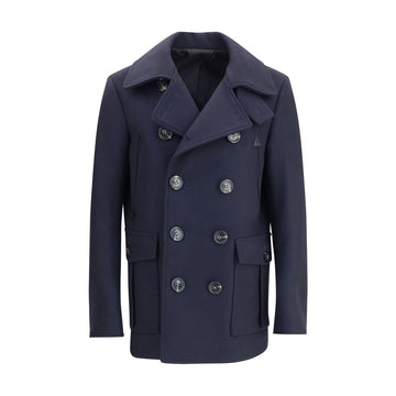 Dsquared² Blue Wool Coat