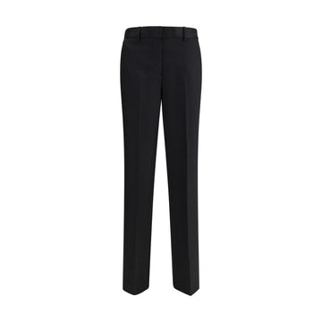 Lardini Black Wool Dress Pants
