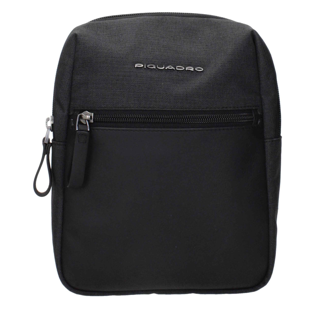 Piquadro Black Fabric Crossbody Bags