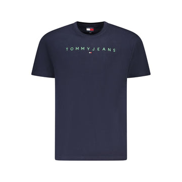 Tommy Hilfiger Blue Cotton Men T-Shirt