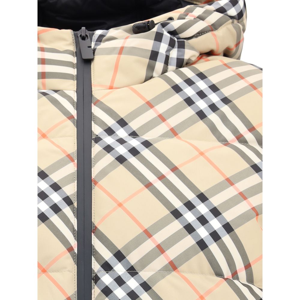 Burberry Beige Polyester Full-Length Jacket