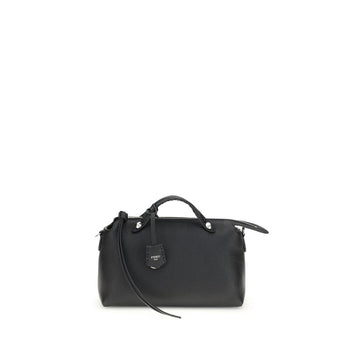 Fendi Black Calf Leather Bos Taurus Shoulder Bag