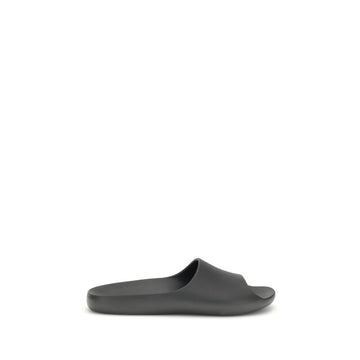 The Row Black Rubber Slippers