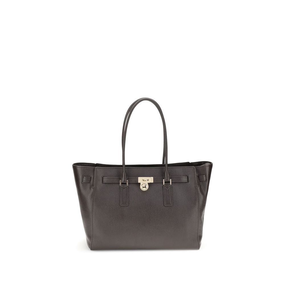 Michael Kors Brown Calf Leather Bos Taurus Shoulder Bag