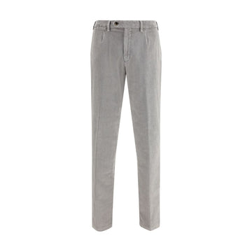 Germano Gray Cotton Casual Pants