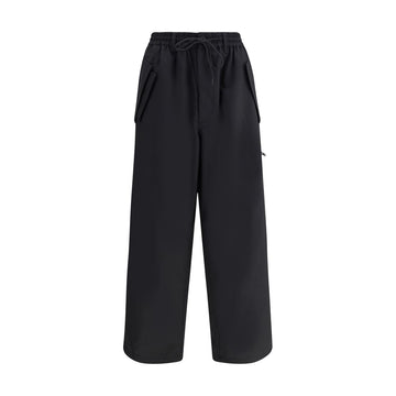 Y-3 Black Wool Casual Pants