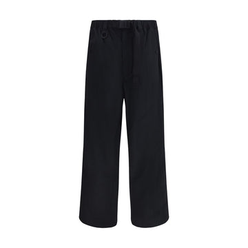 Y-3 Black Nylon Casual Pants