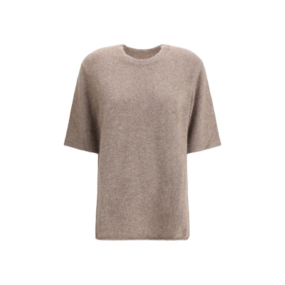 Loulou De Saison Beige Wool Sweatshirt