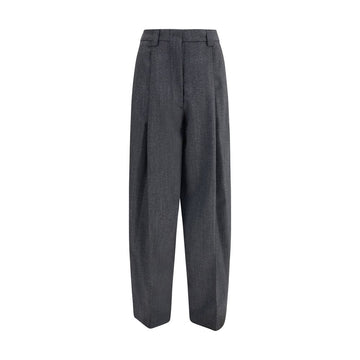 The Latest Gray Polyester Casual Pants