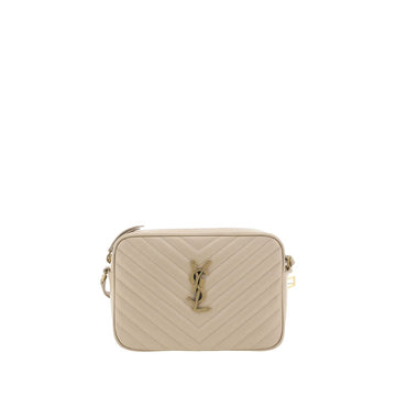 Saint Laurent Beige Calf Leather Bos Taurus Shoulder Bag