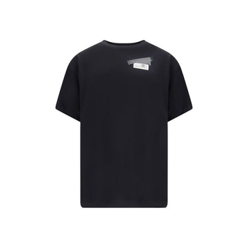 MM6 Black Cotton T-Shirt
