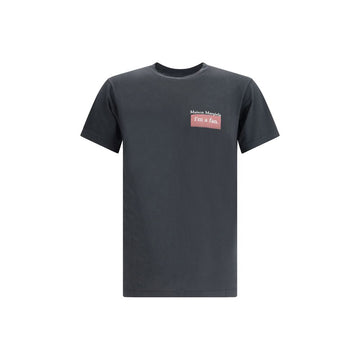 Margiela Black Cotton T-Shirt