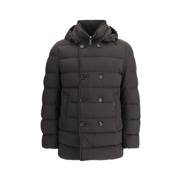 MooRER Black Polyamide Coat