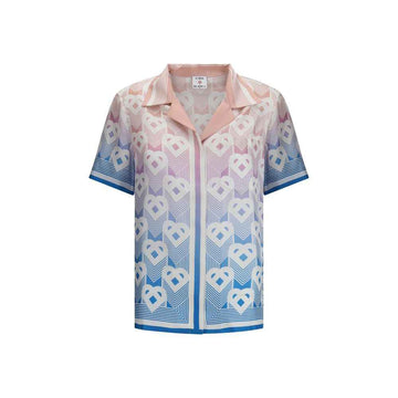Casablanca Silk Cuban Collar short sleeve Shirt
