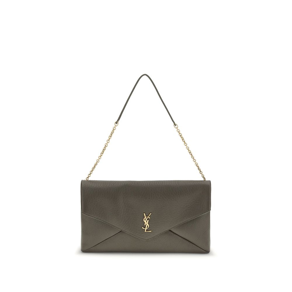 Saint Laurent Green Lamb Ovis Aries Aries Shoulder Bag