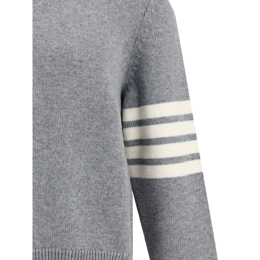Thom Browne Sweater with 4-Bar intarsia