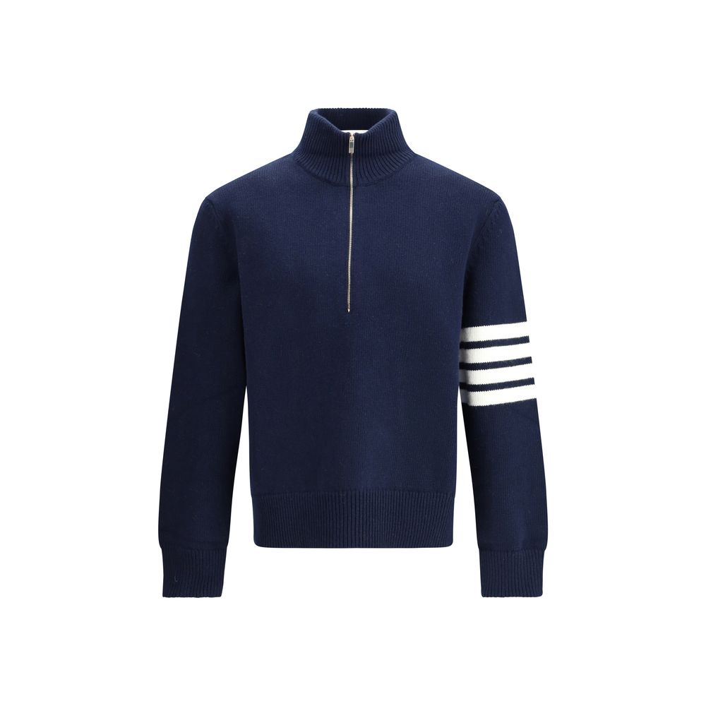 Thom Browne Sweater with 4-Bar intarsia