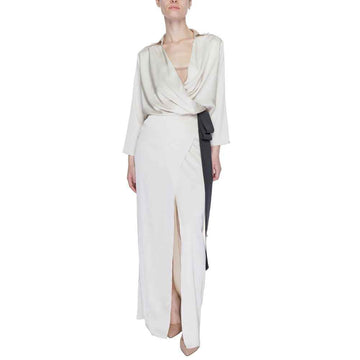 Sandro Ferrone Beige Polyester Long