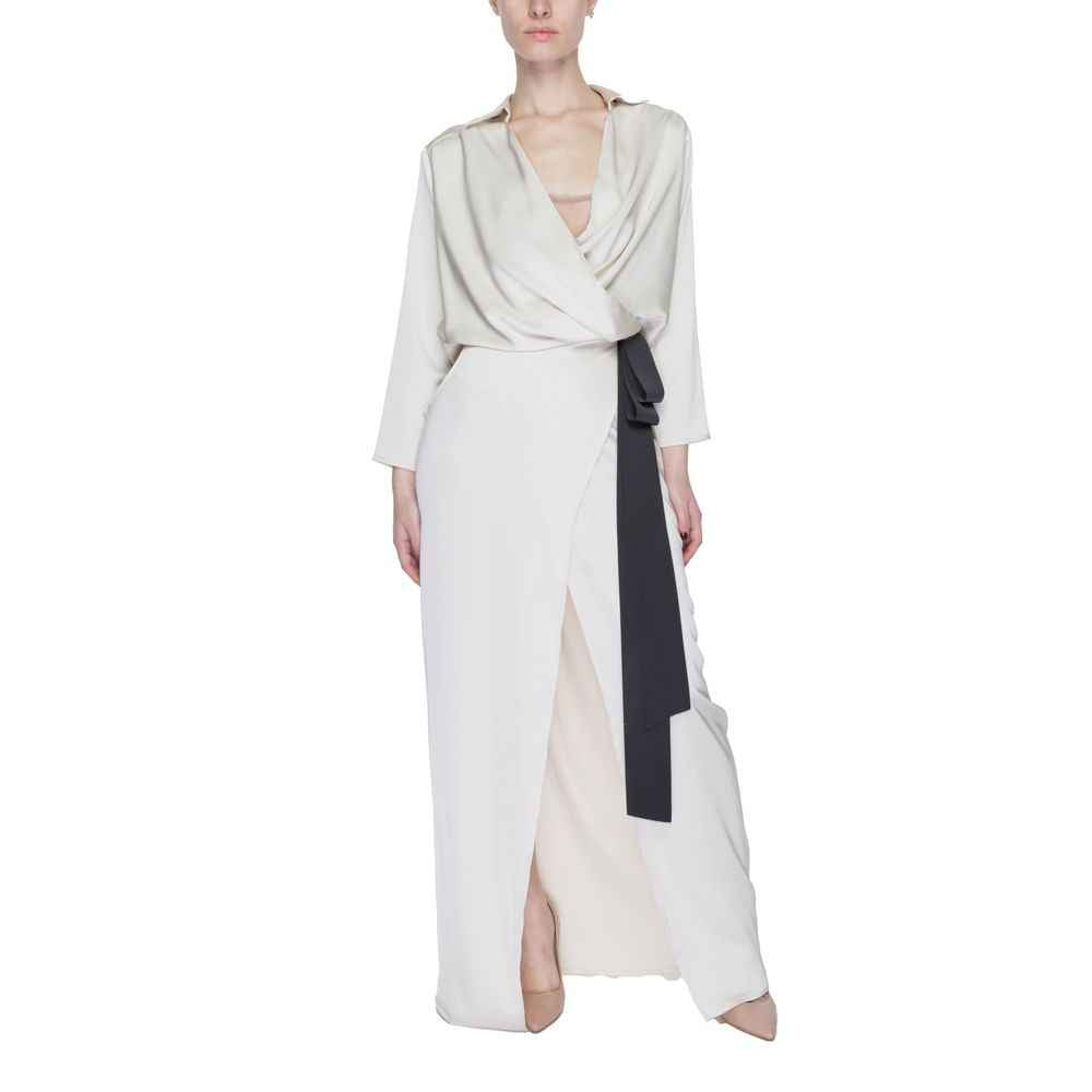 Sandro Ferrone Beige Polyester Long