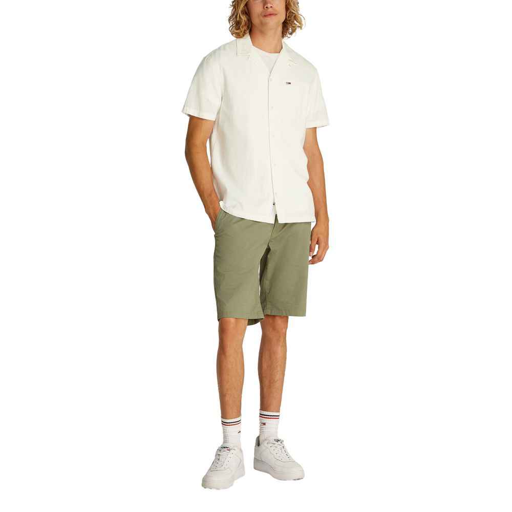 Tommy Hilfiger Jeans Cream Cotton Shirt