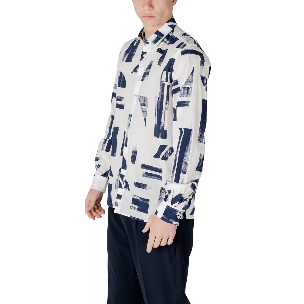 Antony Morato Blue Viscose Shirt