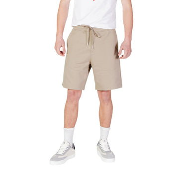 Replay Beige Cotton Bermuda Shorts