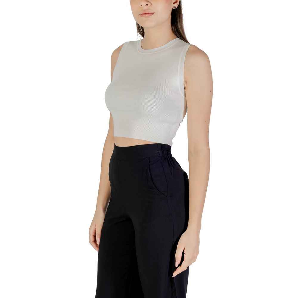 Jacqueline De Yong White Viscose Sweater