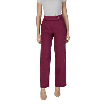 Street One Purple Viscose Casual Pants