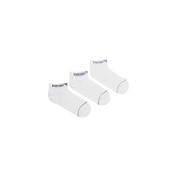 Emporio Armani Underwear White Cotton Sock