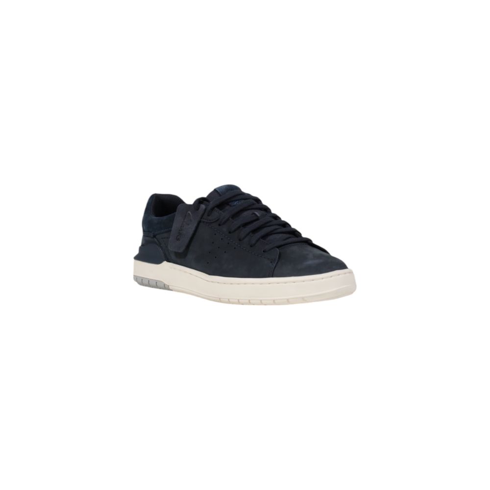Clarks Blue Nubuc Leather Sneaker