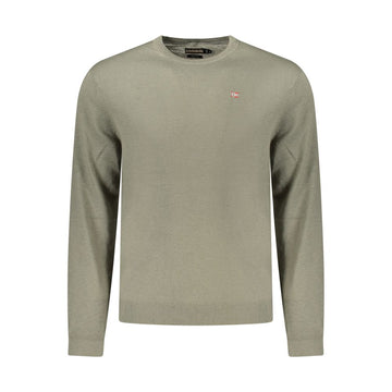 Napapijri Green Wool Men Sweater