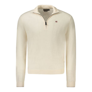 Napapijri White Wool Men Sweater