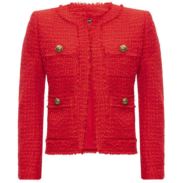 Balmain Red Nylon Suits & Blazer