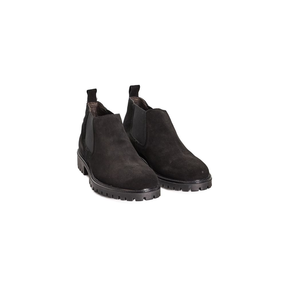 Roberto Pepe Luxury Black Calfskin Boot