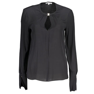 Patrizia Pepe Black Viscose Shirt