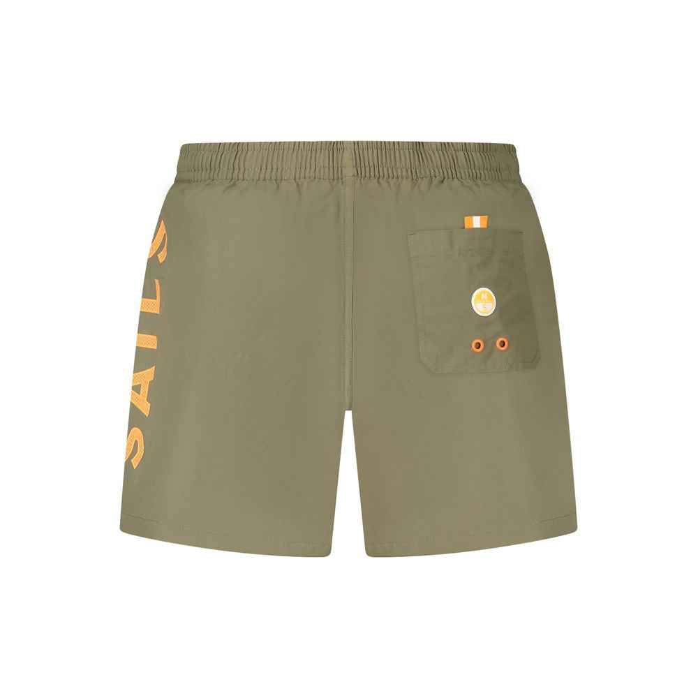 North Sails Green Cotton Swimwear