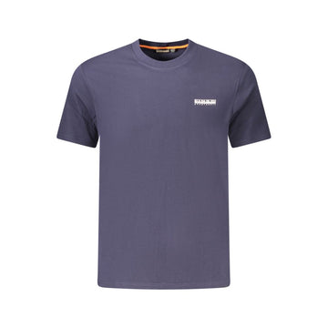 Napapijri Blue Cotton Men T-Shirt