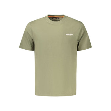 Napapijri Green Cotton Men T-Shirt