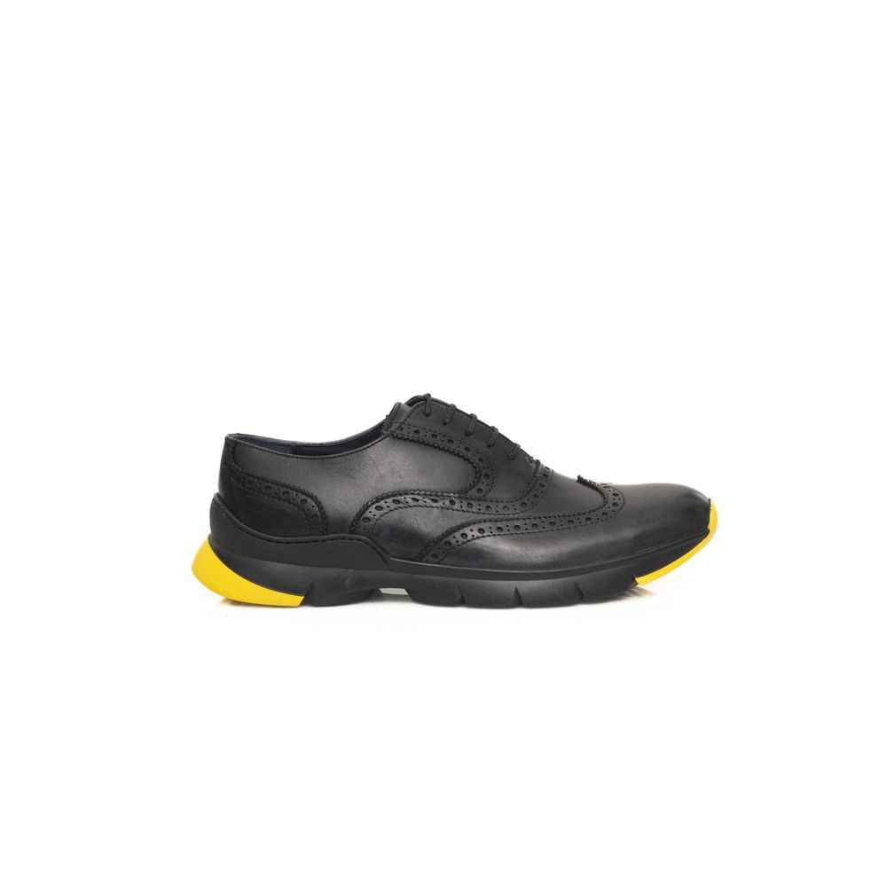 Cerruti 1881 Gray Cowhide Men's Oxford Shoe