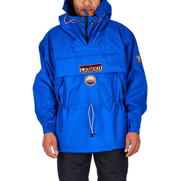 Ladakh Blue Polyester Men Jacket