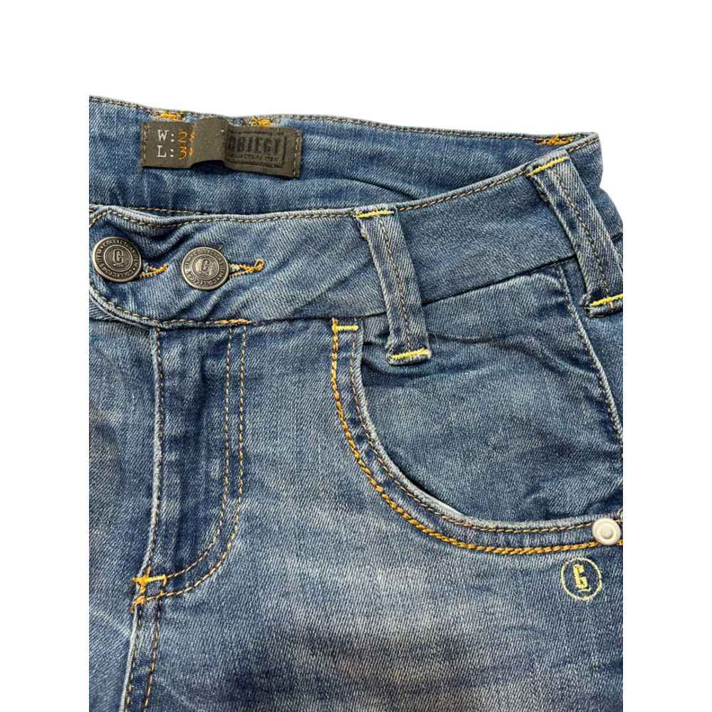 Object Blue Cotton Women's Jeans