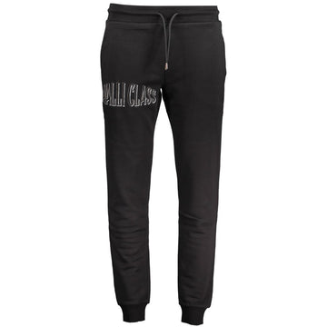 Cavalli Class Black Cotton Pant