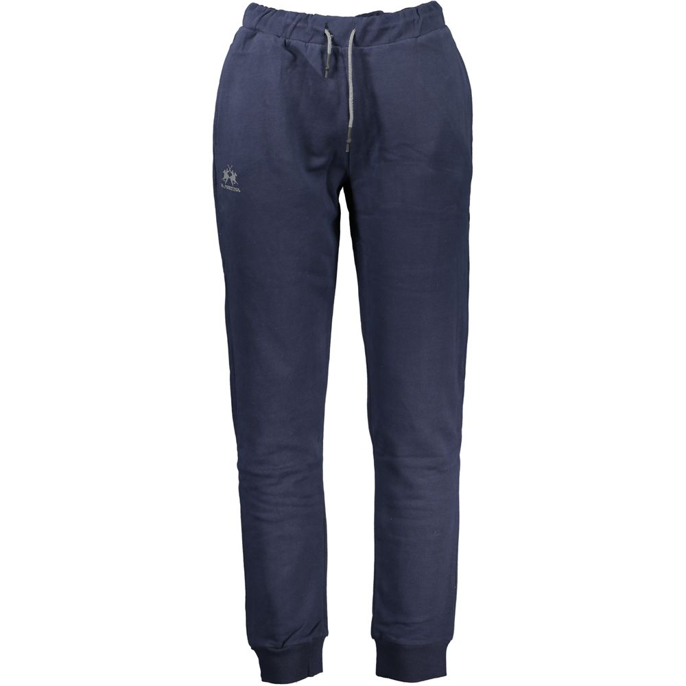 La Martina Blue Cotton Pant