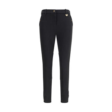 Burberry Black Cotton Casual Pants