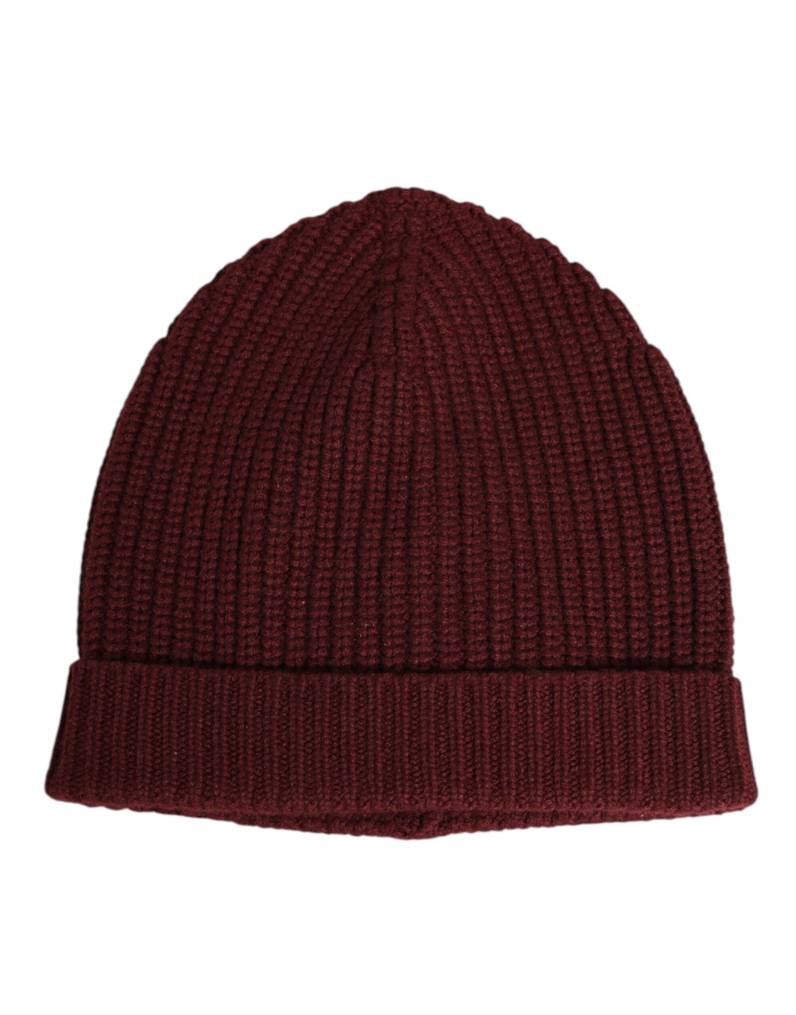 Dolce & Gabbana Brown Cashmere Knitted Beanie Capello Men One Size Hat