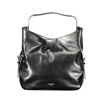 Twinset Black Polyethylene Women Hobo Bag
