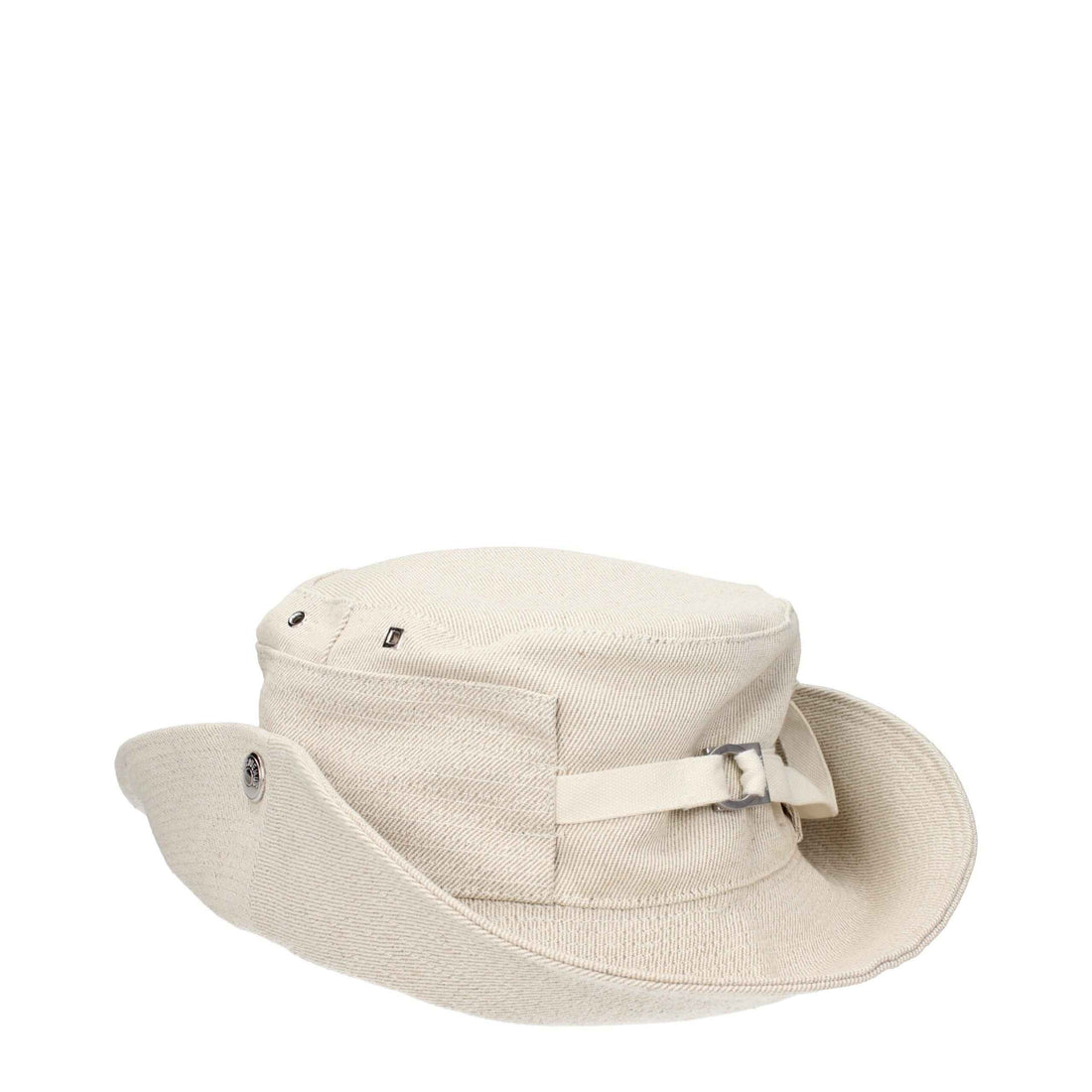 Jacquemus Beige Linen Bucket Hats