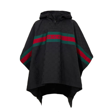 Gucci Black Polyester Trench Coat