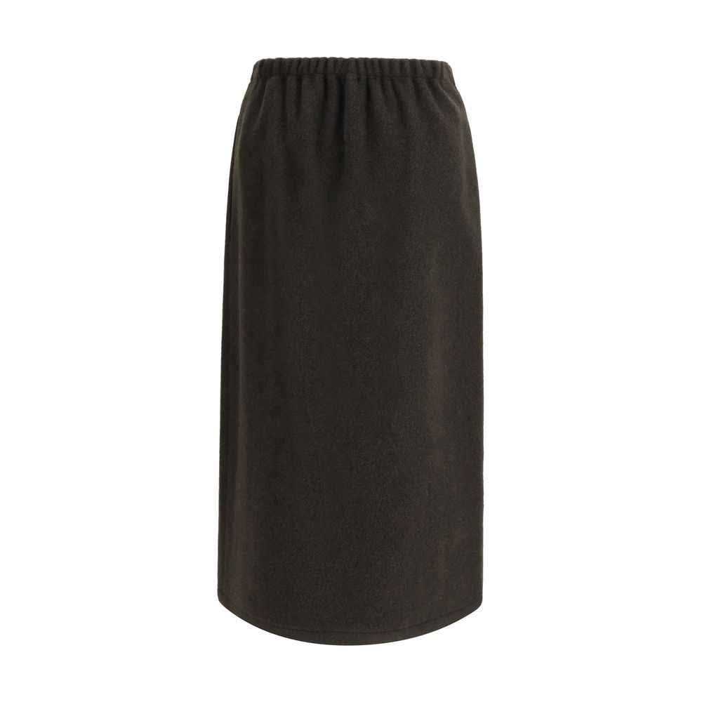 RIER Fleece wrap Skirt in pure Wool