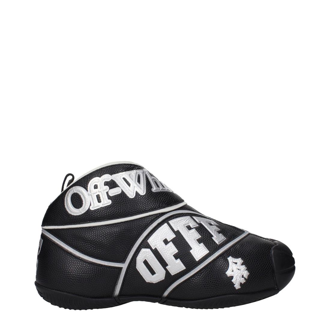 Off-White Black Leather High Tops